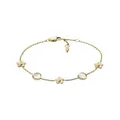 Produktbild: Fossil Armband mit Blumen vergoldet JF04022710