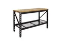 Produktbild: TRUTZHOLM Werkbank 153x62x99 cm 500 kg Stahlgestell Hartholzplatte Werktisch Arbeitstisch