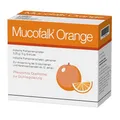 Produktbild: Mucofalk Orange, hochwertige Flohsamenschalen, Arzneimittel bei Darmbeschwerden wie z.B. chronischer Verstopfung oder unterstützend bei Durchfall, praktische Portionsbeutel, Orangengeschmack, 100 St