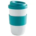 Produktbild: KAHLA Coffee-to-go-Becher Fillit Becher + Trinkdeckel, 1-tlg., Porzellan, Made in Germany blau 400 ml | 13 cm