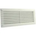 Produktbild: MARLEY Lüftungsgitter, eckig, Hart-PVC (PVC-U), weiß - weiss