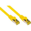 Produktbild: Good-Connections Netzwerkkabel 8070R-002Y, gelb, Cat 7, 500MHz, 10Gbit/s, S/FTP, RJ45 auf RJ45, 0,15 m