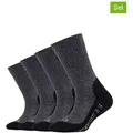 Produktbild: camano 4er-Set: Socken in Anthrazit - 35-38