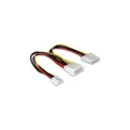 Produktbild: 82111 - Powerkabel Molex 4pin Stecker zu Molex 4pin Buchse und 4...