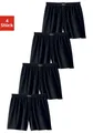 Produktbild: Weiter Boxer Packung, 4 Stk. aus angenehm weicher Baumwoll-Qualität, Gr. 5 - 4 Stk., schwarz 4 Stk.