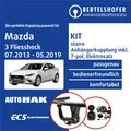 Produktbild: Für MAZDA 3 Fliessheck Typ BM 07.2013-05.2019 AHK starr +7pol spezifisch E-Satz