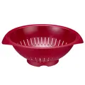 Produktbild: Westmark Seiher/Sieb, mit Griffmulden, Innendruchmesser: 25 cm, Kunststoff, BPA-frei, Farbe: Rot, 2424227R
