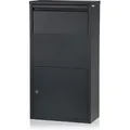 Produktbild: Zelsius - Briefkasten mit Paketfach Merkur, pulverbeschichteter Stahl mit Edelstahl, RAL7016 Anthrazit
