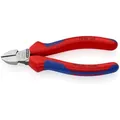 Produktbild: KNIPEX 70 02 140 SB Seitenschneider mit Mehrkomponenten-Hüllen schwarz atramentiert 140 mm
