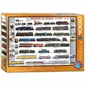 Produktbild: eurographics Puzzle - Geschichte der Züge - 1000 Teile 300750