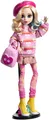 Produktbild: Monster High Wednesday Enid Sinclair im rosa Outfit mit Accessoires