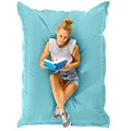 Produktbild: Green Bean Sitzsack XXL 140x180cm 380 Liter Kinder & Erwachsene Bean Bag EPS Perlen Füllung Riesensitzsack Groß Draußen Outdoor Liegekissen Waschbar Wetterfest Lounge Sitzkissen Bodenkissen Aquamarin