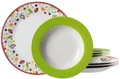 Produktbild: Ritzenhoff & Breker Tafelservice Doppio Shanti, 8-teilig, Porzellangeschirr, Grün