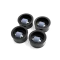 Produktbild: Design61 Lenkbare Stollenrollen 4er Set Möbel-Gleitrolle Gleitrolle Möbelrollen Möbel Rolle mit weicher Lauffläche
