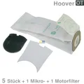 Produktbild: 5 Staubsaugerbeutel Papier Hoover H59 Athyss Junior Original - Nr. 35600279