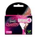Produktbild: Wilkinson Quattro for Women Rasierklingen Damen Klingen Ersatzklingen 3er Pack