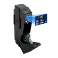 Produktbild: VEVOR Waffentresor Pistolentresor mit Fingerabdruck/Passwort (6-stellige Tastatur)/Schlüssel, Waffensafe Waffenkofferbox mit LED für 1 Pistole & Magazin, 190 x 98 x 425 mm Waffenbox für Nachttisch