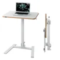 Produktbild: Leitz Ergo Klappschreibtisch, weiß, höhenverstellbar 74–109 cm, 65 × 46 cm