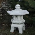 Produktbild: gartendekoparadies.de Gartenfigur Japanische Oki-Gata Steinlaterne, H. 38 cm, 11 kg, Frostsicher