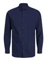 Produktbild: JACK & JONES Herren Freizeit Hemd JPRBLAPARKER Slim Fit Schwarz Blau XS-XXL, Größe:XXL, Farbe:Perfect Navy Slim FIT 12227385