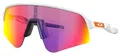 Produktbild: Oakley Sonnenbrille Sutro Lite Sweep (Glasfarbe: Prizm road) matt weiss 946516 - 1 Brille mit Hartschalenetui
