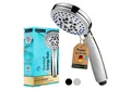 Produktbild: Blumbach Handbrause - Duschkopf Energy Rain, (Hochdruck Duschkopf wassersparend + druckerhöhend), mit 9 außergewöhnlichen Strahlarten