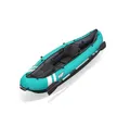 Produktbild: BESTWAY Kanu Paddelboot Tourenkajak Freizeitkajak, (Spar-Set, 1-St., 280 x 86 x 40 cm robust), bis 130 kg, Doppelpaddel, Handpumpe, abnehmbare Finne
