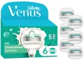 Produktbild: 6er Gillette Venus Pro ComfortGlide Sensitive Damenrasierklingen mit Alo Vera