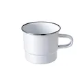 Produktbild: GRÄWE Stapelbecher emailliert 8 cm weiß, 300 ml Inhalt