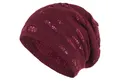 Produktbild: compagno Strickmütze (1-St) Damen Wintermütze mit Pailletten Warm gefüttert Beanie Mütze Haube