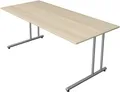 Produktbild: KERKMANN Schreibtisch Schreibtisch start up Fuß silber BxT 180x80cm ahorn