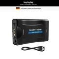 Produktbild: Scart auf HDMI Adapter 720p/1080p für HDTV, Xbox, PS3, DVD