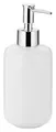 Produktbild: kela Seifenspender ISABELLA, Weiß, Silberfarben, Keramik, H 18 cm