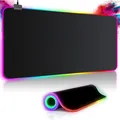 Produktbild: Gaming Mauspad RGB Mousepad 800x300mm XXL groß mit 14 Beleuchtungsmodis