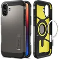 Produktbild: Handyhülle für iPhone 16 Plus, Spigen Tough Armor Mag mit MagSafe, Rotguss