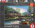 Produktbild: Schmidt Spiele Puzzle Stoney Creek Cottage von Thomas Kinkade, 1000 Puzzleteile, Made in Germany