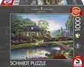 Produktbild: 1000 Teile Schmidt Spiele Puzzle Thomas Kinkade Stoney Creek Cottage 59775