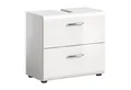 Produktbild: xonox.home Waschbeckenunterschrank in Weiß Hochglanz - 60x54x32cm (BxHxT)