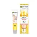 Produktbild: Garnier Vitamin C Tägliches Sonnenfluid, LSF 50+, Schützt und korriegiert Schäden durch die Sonne, Gleicht den Hautton aus, Für Gesicht & Hals, Vegan, Für alle Hauttypen, Daily UV Glow, 40 ml
