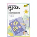 Produktbild: folia 23619 - Prickel Set Pawsitive Affirmations, Bastelset aus 1 Prickelnadel, 1 Filzunterlage und 6 Motivvorlagen, inkl. Anleitung und DIY Ideen