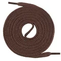 Produktbild: Schnürsenkel flach 7mm Baumwolle – Braun 70cm – Ersatz Schuhband Sneaker Spor...