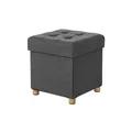 Produktbild: Hocker   , grau , Maße (cm): B: 38 H: 40