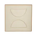 Produktbild: Mica Decorations Wanddeko - Wandbild Japandi Abstrakt 60 x 60 x 3,5 cm - Wandbil