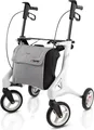 Produktbild: Topro Pegasus Carbonrollator – ultraleichter Rollator in Weiß, stilvoll und stabil