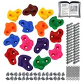 Produktbild: Kinder Klettergriffe bunt 5/10/15/20/30 Stück Klettersteine inklusive Befesti...