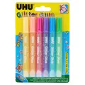 Produktbild: UHU Glitzerkleber shiny - farbiger Glitzerkleber in 6x10ml Blister