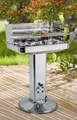 Produktbild: Edelstahl Holzkohlegrill Säulengrill Kohlegrill Standgrill Grillrost BBQ Grill