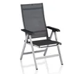 Produktbild: KETTLER Gartensessel Kettler Basic+ Premium Klappsessel silber / Lakritz