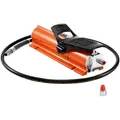 Produktbild: VEVOR 10.000 PSI Lufthydraulikpumpe, 0,69 L Behälter, NPT 3/8 Zoll Auslass, NPT 1/4 Zoll Einlass, luftbetätigte Fußpumpe mit Metallgehäuse, für Präzisionsindustriemaschinen und Luft- & Raumfahrtgeräte