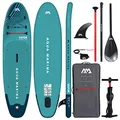 Produktbild: Aqua Marina Vapor SUP Aufblasbares Stand Up Paddle Board mit Paddel, Leine, Magic Rucksack und Double Action Pumpe